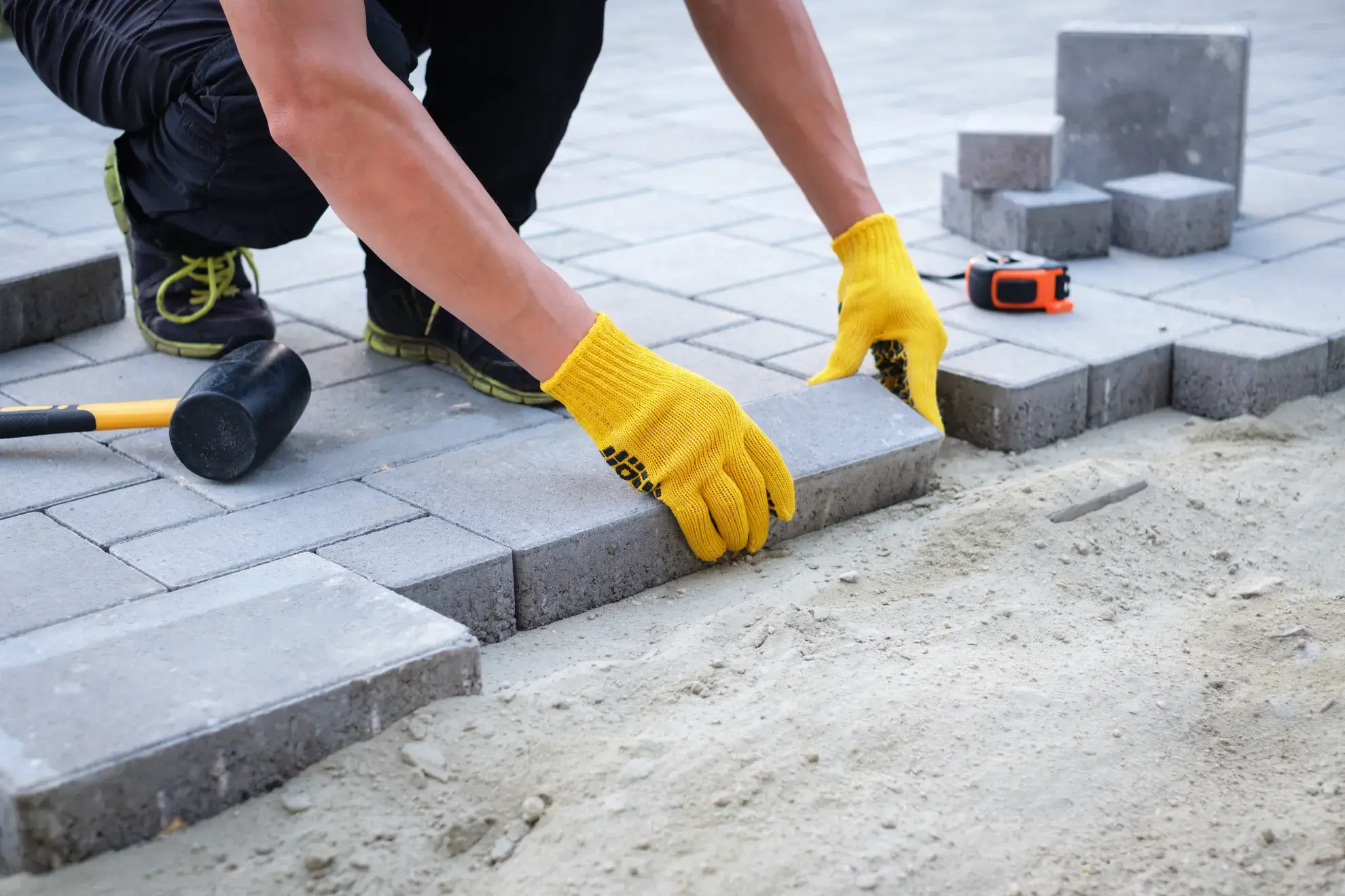 Pavers vs concrete in New York