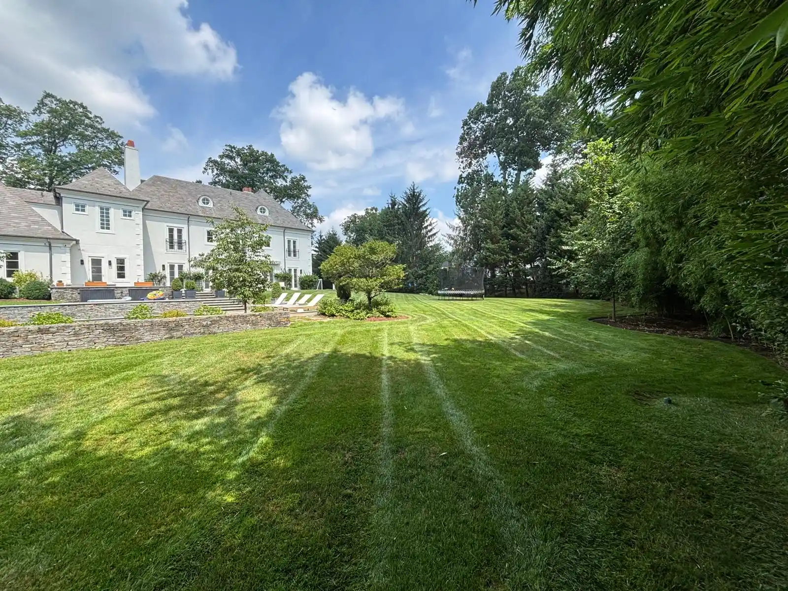 Landscaping services for a New York property