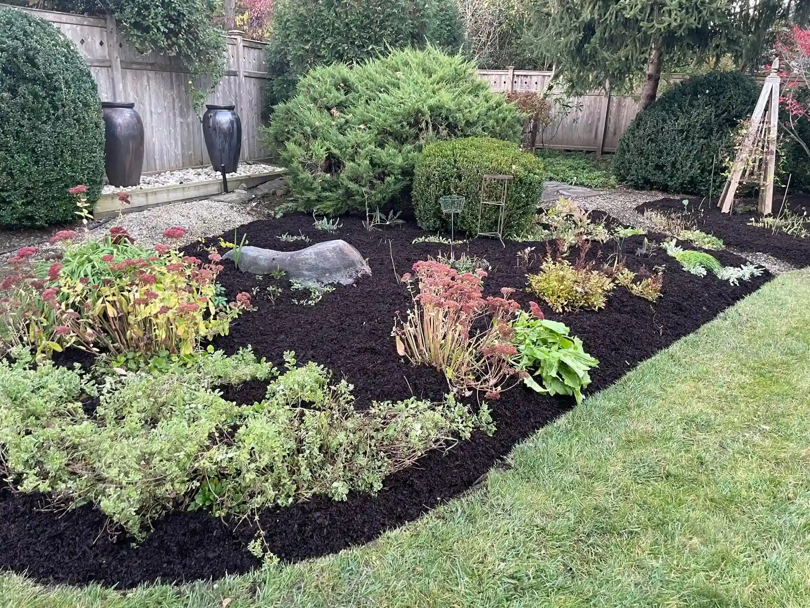 Garden planting in New York
