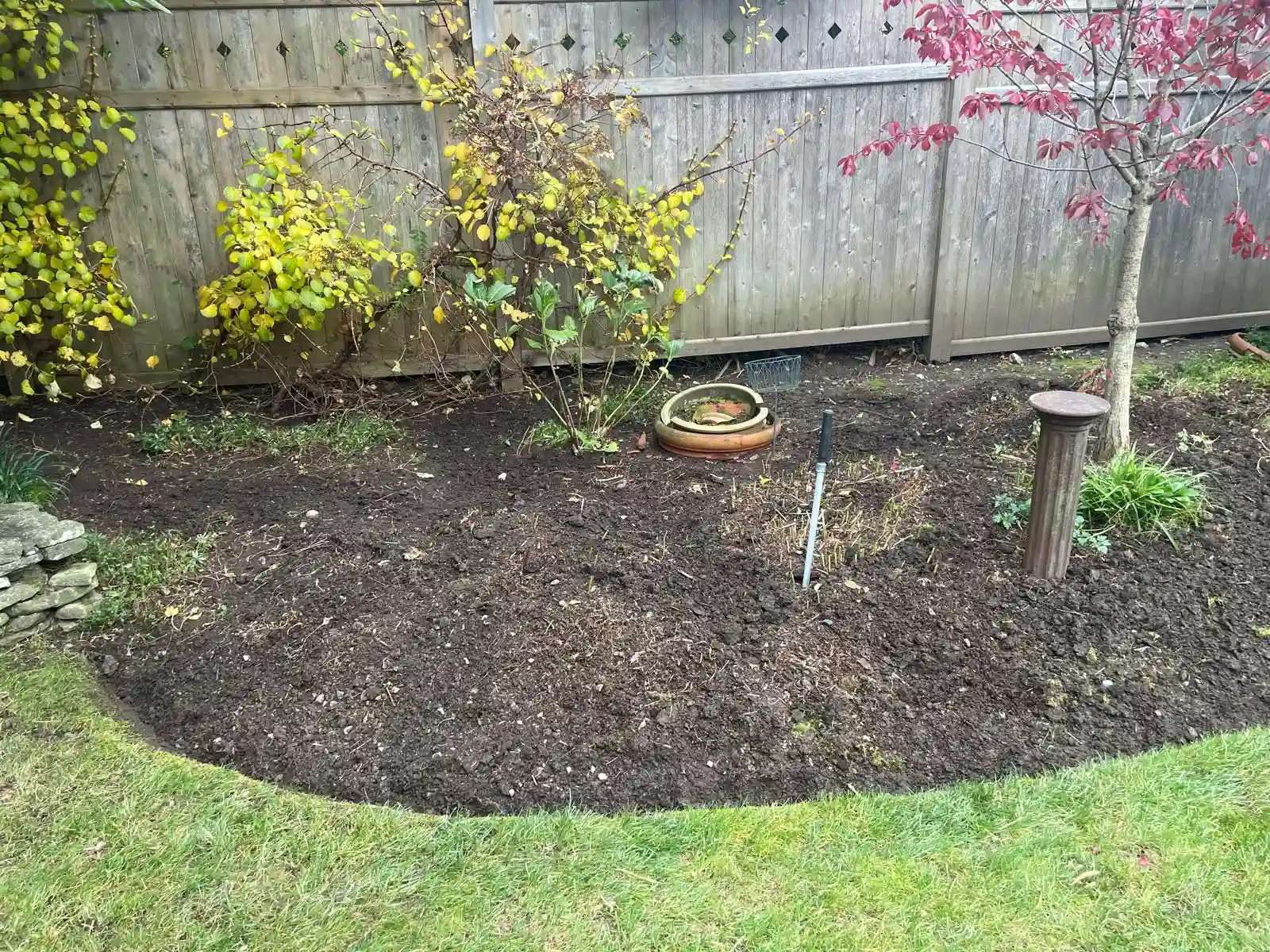 Beautiful planting project at night